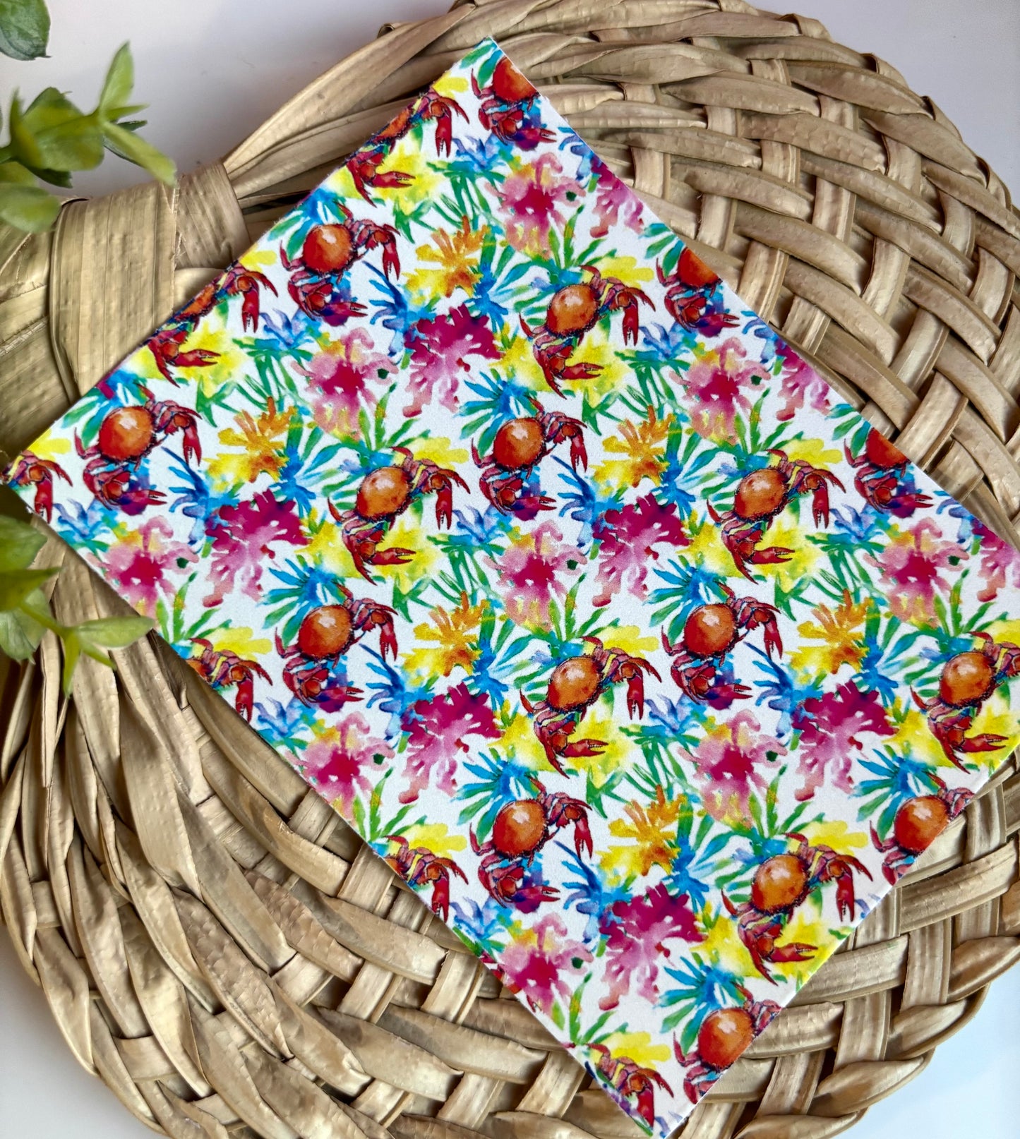 Watercolor Crab 2 Transfer Paper