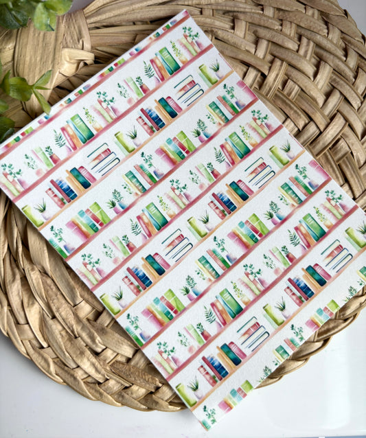 Library Book Transfer Design School Themed Transfer Papers – GlamPop Designs