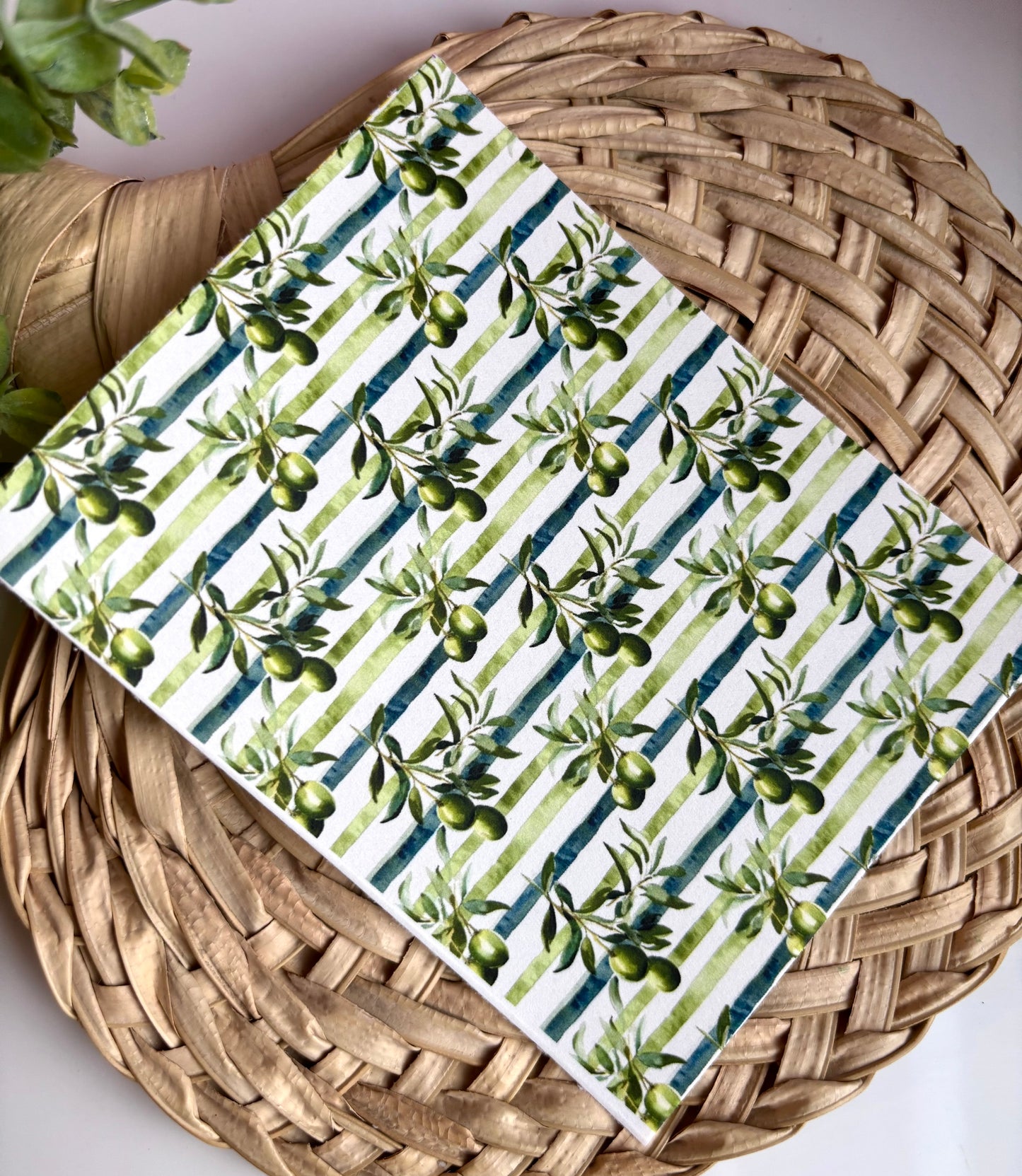 Olive & Stripes Transfer Paper