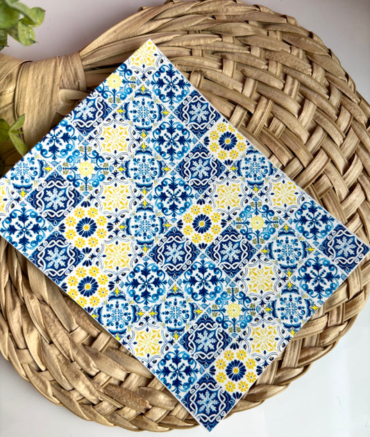 Portuguese Tile 2 Transfer Paper