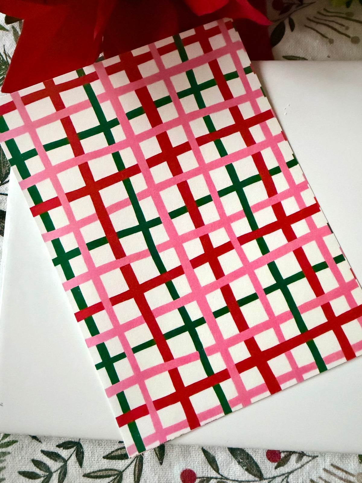 Merry Plaid Transfer Paper