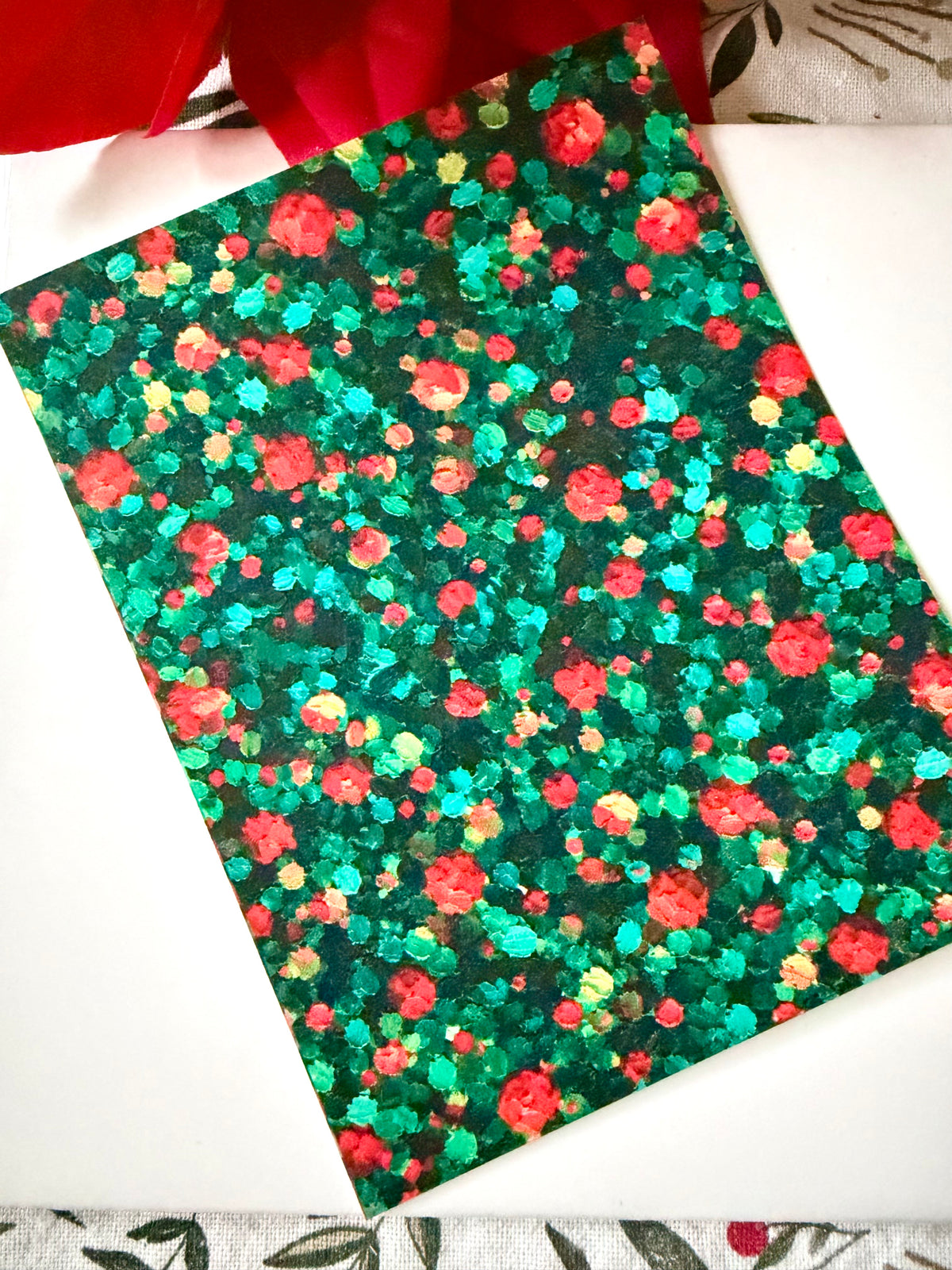 Holiday Splatter Transfer Paper