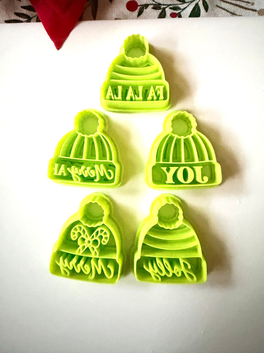Holiday Beanie Clay Cutters 35mm