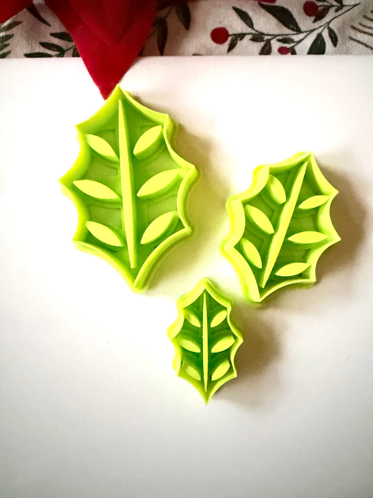 Holly Leaf Clay Cutters A