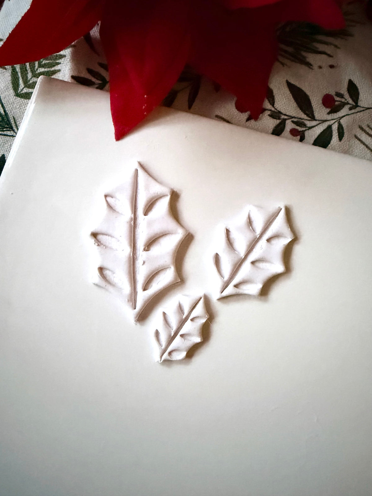 Holly Leaf Clay Cutters A