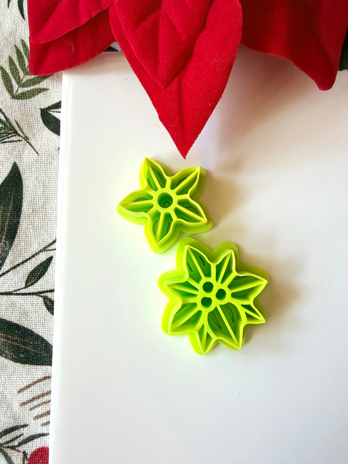 Chunky Poinsettia Cutter Set